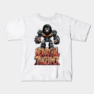 Neanderthal Transformer Kids T-Shirt